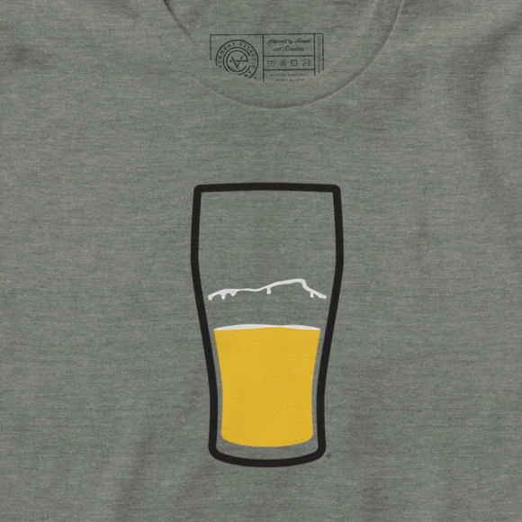 Vermont Eclectic Company Sudsy Summit Gray T-Shirt Size Large IPA - Picture 2 of 3